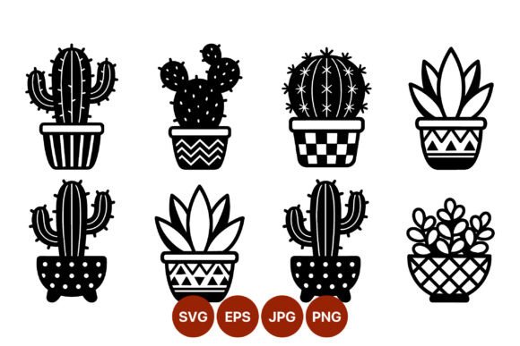 Black and White Cactus Vector: A Designer Review