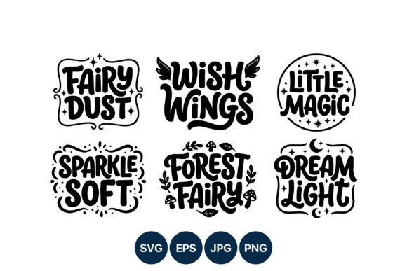 Magic Fairy Dust Hand Lettering Set Graphics Review