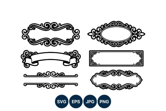 Ornamental Frames and Dividers Black: Graphics & Illustrations Review