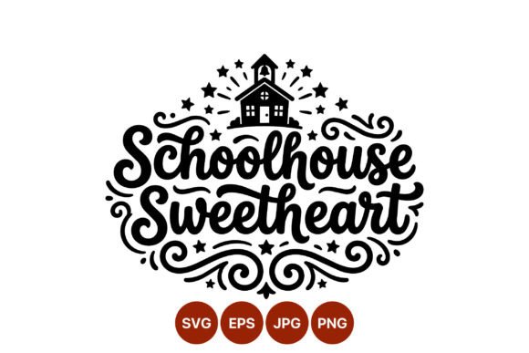 Schoolhouse Sweetheart Calligraphy Graphics Review