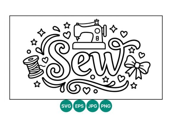 Sew Lettering Line Art with Sewing – A Designer’s Take on This Craft-Centric Graphic