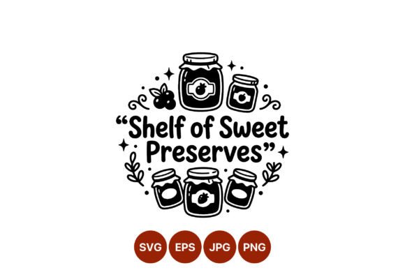 Shelf of Sweet Preserves: Graphics & Illustrations Review