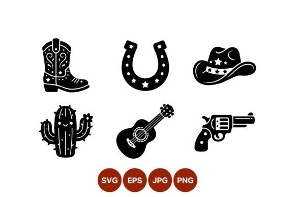 Western Cowboy Boot Graphics & Illustrations Review