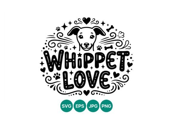 Whippet Love Dog Face Vector Art: A Designer’s Review for Real Business Branding